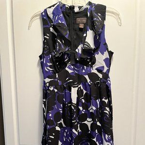 Trulli Petite Sleevless Ruffle Dress